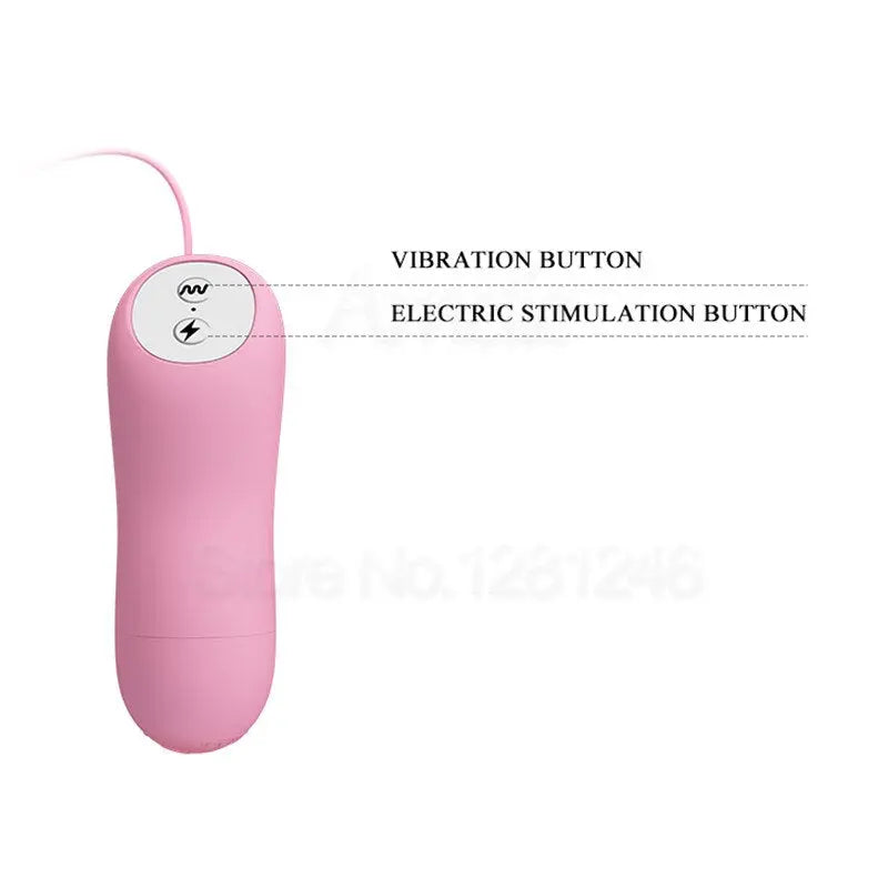 New Electric Shock Nipple Vibrator Vibrating Nipple Clamps Breast Massage Labia Clitoris Pussy Clip Vibrators Sex Toys for Women - buysextoyth