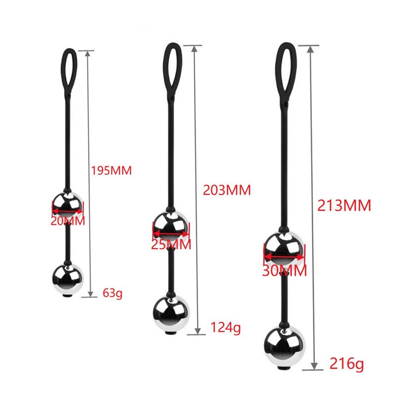 New Erotic Weighted Vaginal Balls Chinese Geisha Kegel Exerciser Metal Ben Wa Balls Anal Beads Adult Sex Toys for Woman Sex Shop - buysextoyth