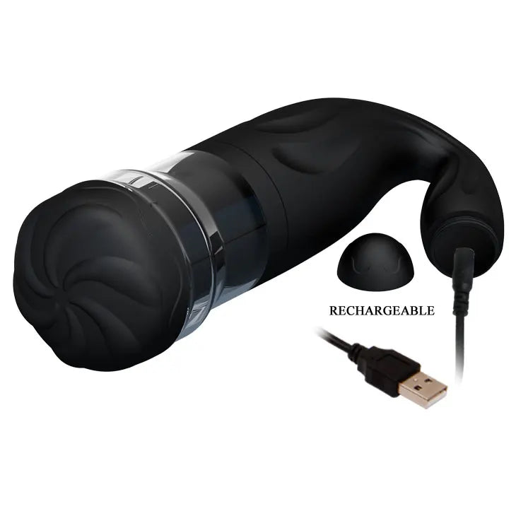 New Pretty Love Recharge Male Automatic Masturbator. Rotation & Retractable Vibrator For Men Masturbador Sex Toys Adult Products - buysextoyth