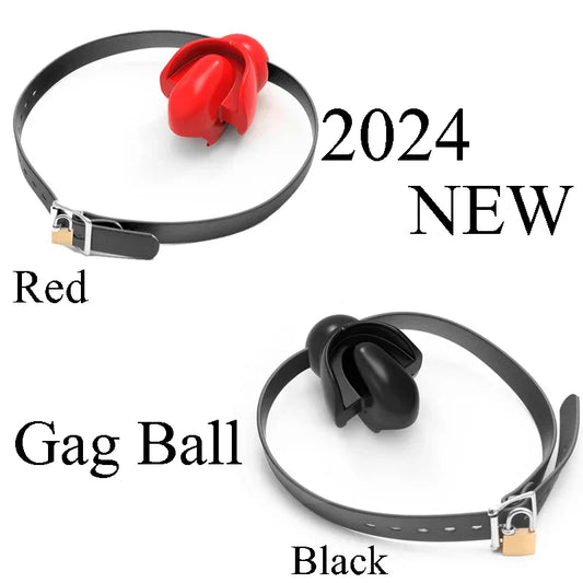 New Silicone Gag Ball Oral Bondage Products bdsm Adult Couple Erotic Products Open Mouth Gag Ball Lesbian and Gay Sex Toys - buysextoyth