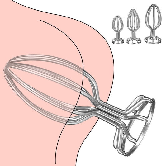 New Style Metal Anal Plug Hollow Out Butt Plug Dildo for Women Couple Masturbator Intimate Goods Anal Toys Sex Toys for Adults18 - buysextoyth