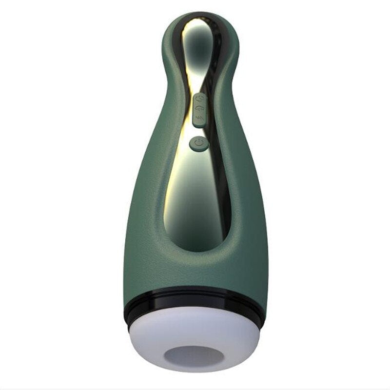 New Upgrade Real Air Sucking Masturbator Blowjob Deep Throat Vibration Automatic Suction Oral Sex Cup Adult Intimate Toy for Men - buysextoyth