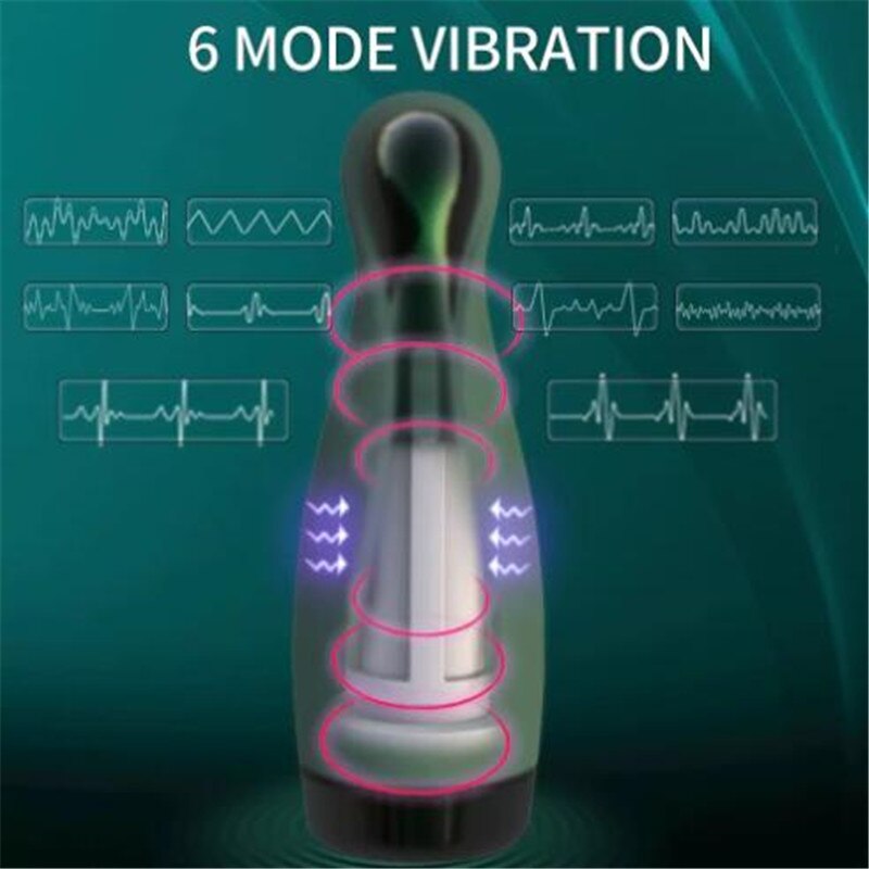 New Upgrade Real Air Sucking Masturbator Blowjob Deep Throat Vibration Automatic Suction Oral Sex Cup Adult Intimate Toy for Men - buysextoyth