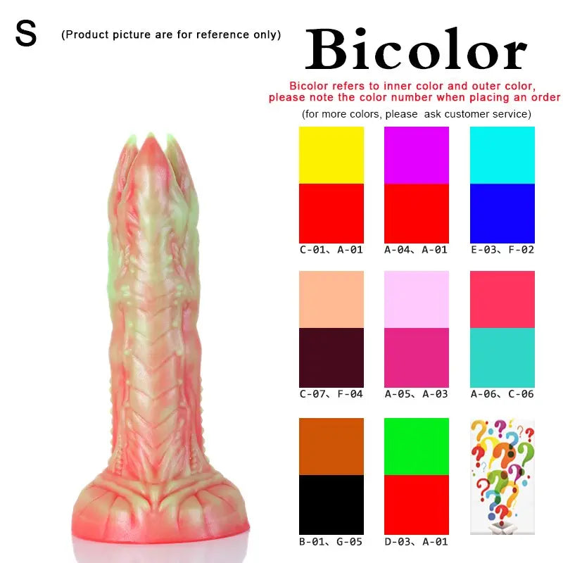 Nothosaur Soft Anal Plug Ovipositor Dildo Penis WITHOUT EGG Fantasy Dildo Vaginal Balls Buttplug for Men Women Sex Toys Bdsm Toy - buysextoyth