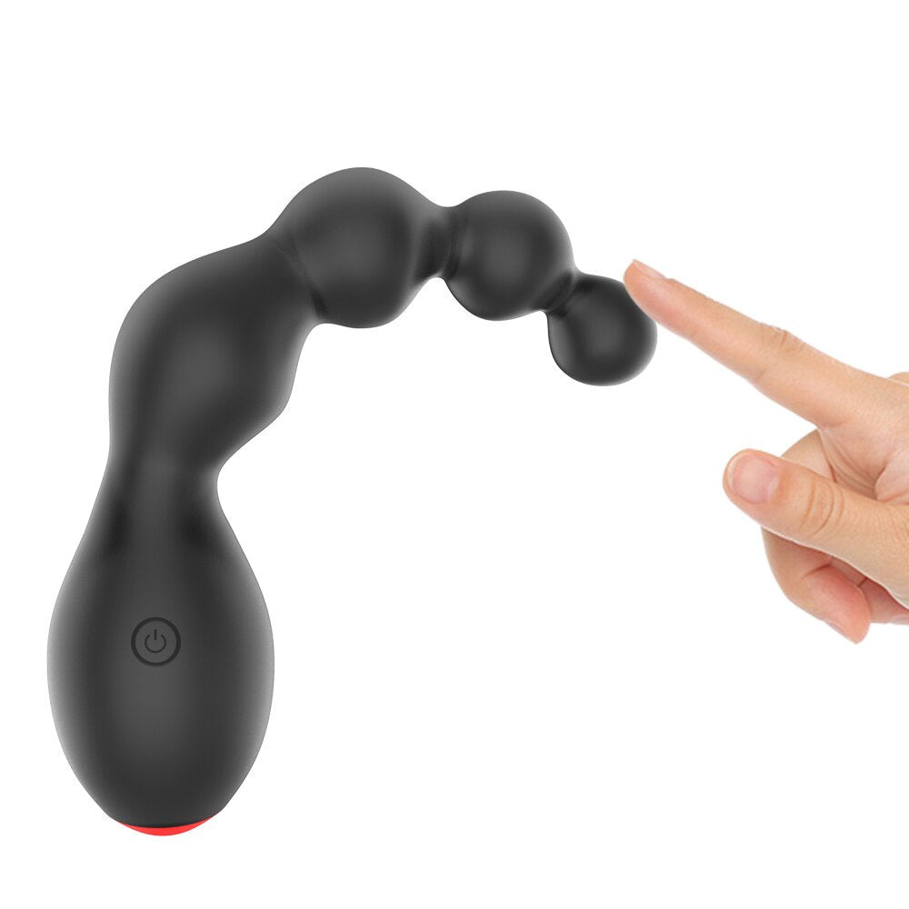 OLO Anal Beads Vibrator Prostate Massager 10 Speed Erotic Sex Toy for Women Clitoris Stimulator Vibrating Butt Plug - buysextoyth