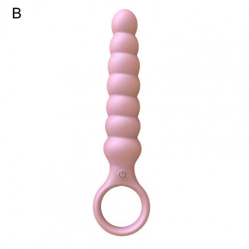 OLO Anal Plug Skin-friendly Smooth Universal 10 Frequency Vibration Silicone Female Prostate Massager Anal Beads Couple Sex Toys - buysextoyth