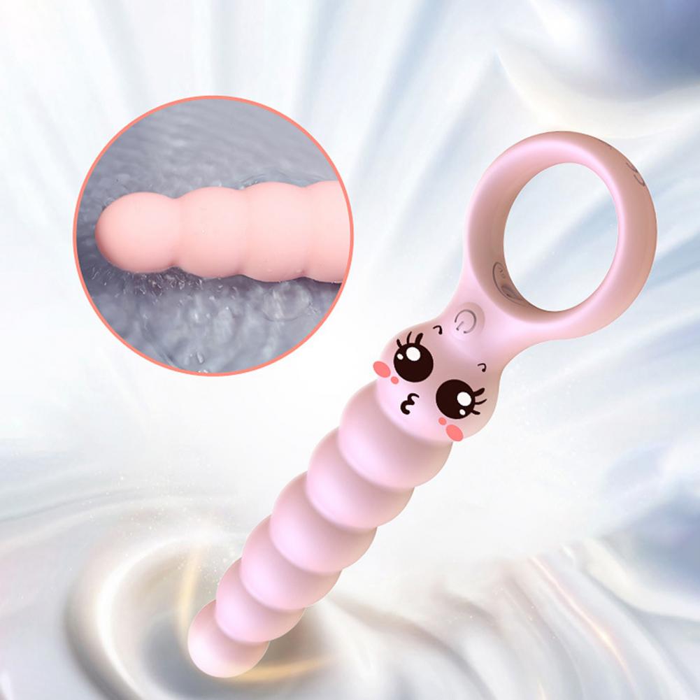OLO Anal Plug Skin-friendly Smooth Universal 10 Frequency Vibration Silicone Female Prostate Massager Anal Beads Couple Sex Toys - buysextoyth