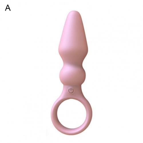 OLO Anal Plug Skin-friendly Smooth Universal 10 Frequency Vibration Silicone Female Prostate Massager Anal Beads Couple Sex Toys - buysextoyth