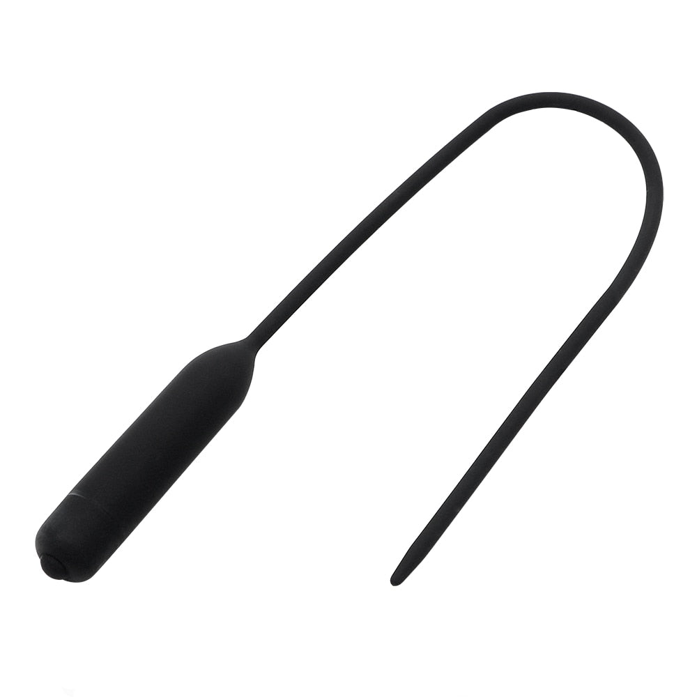OLO Catheters Vibrator 5.5 Mm Penis Plug Sex Sounds Silicone Urethral Dilators Masturbator Sex Toys for Men - buysextoyth
