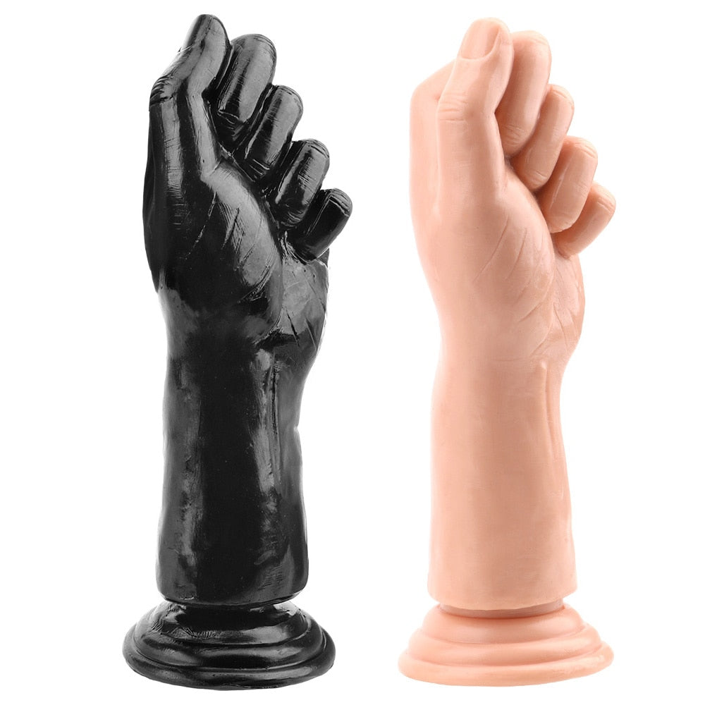 OLO Large Penis Fist Masturbate Sex Toys G-spot Anal Plug Huge Dildo Silicone Suction Big Hand Anal Stuffed Butt Plug Erotic - buysextoyth