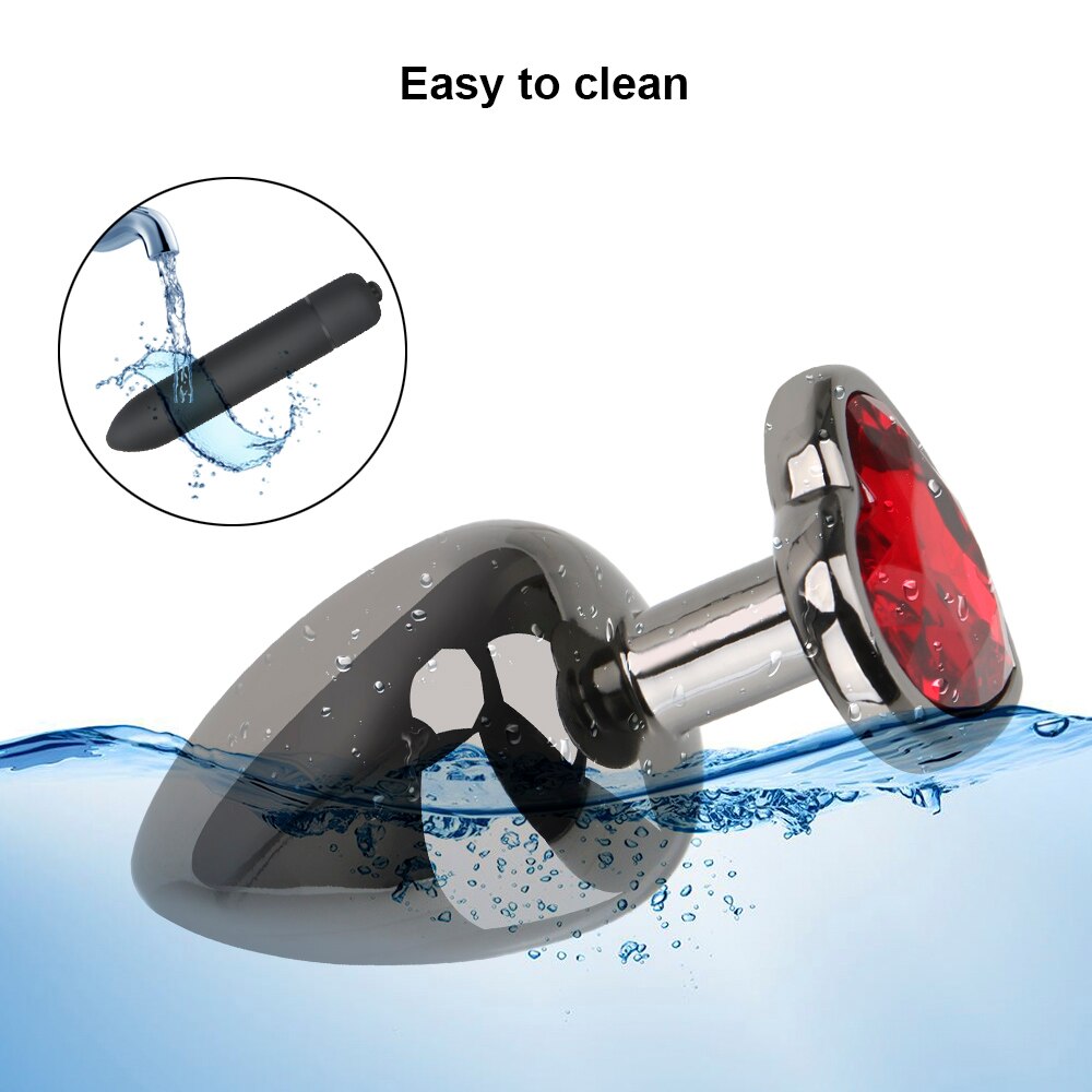 OLO S/M/L Butt Plug Bullet Vibrator Prostate Massager Multispeed Anal Plug Couple Anus Dilator Sex Toys for Men Women - buysextoyth