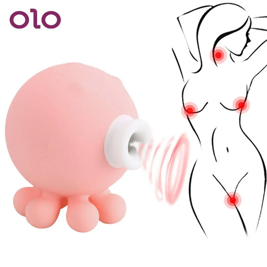 OLO Sex Toys for Women Anal Pussy  9 Speed Clitoris Vagina Oral Stimulator  Nipple Massager Octopus Sucking Vibrator 33sextoys