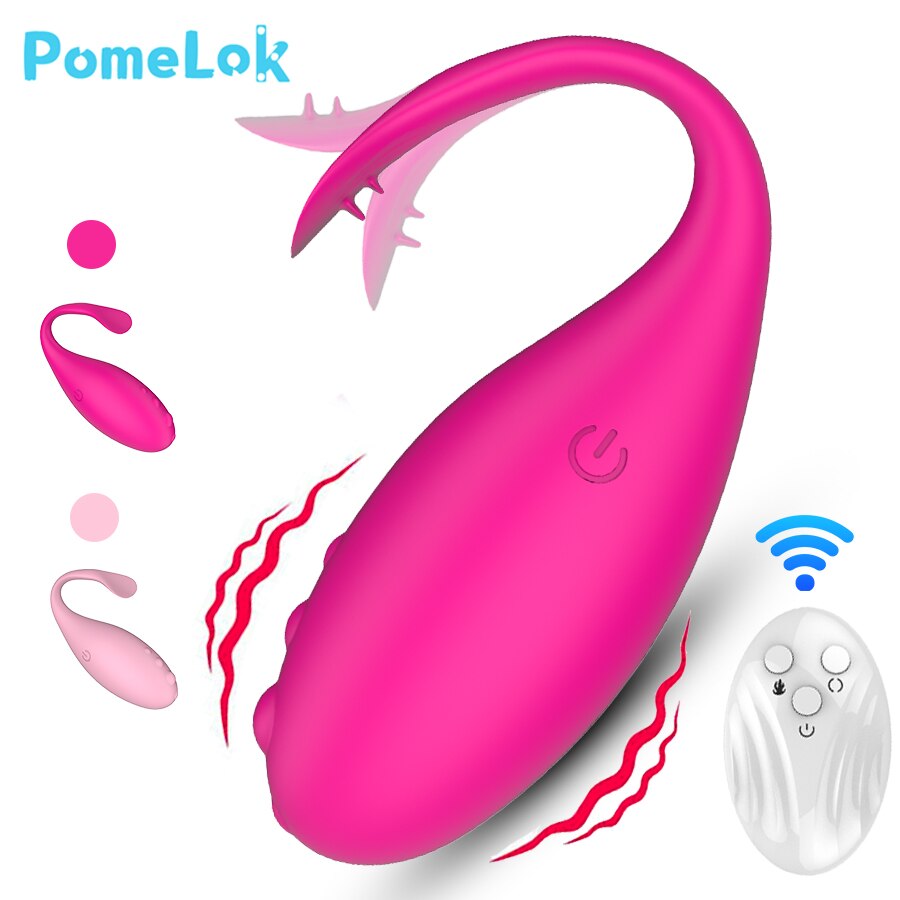 POMELOK Vibrator for Women Wireless Remote Vibrating Egg Vagina G-Spot Anal Stimulation Wear Vibrator Panties Sex Toy for Couple - buysextoyth