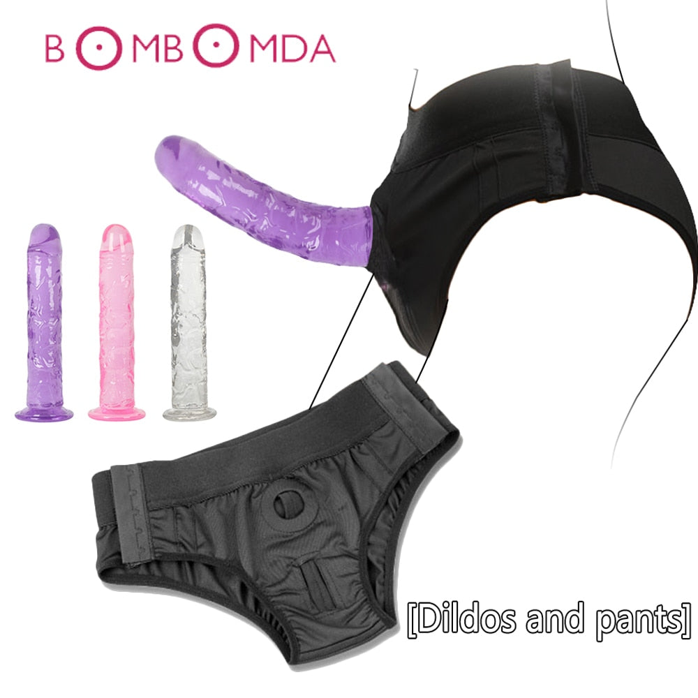Panties Toy Dildo Panties Outdoor Vibrator EroticToys Wearable  for Lesbian Adult Sex Toys Strap on Penis  Dildos for Women - buysextoyth
