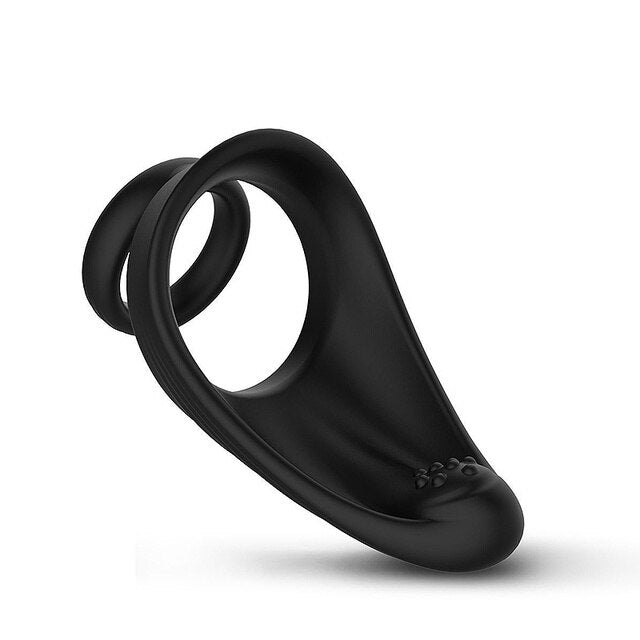 Penian แหวนชายแหวนคู่แหวน Delay Ejaculation Scrotum ผูกแหวนล็อคเซ็กซ์ทอยสำหรับชาย Erection นวดต่อมลูกหมาก - buysextoyth