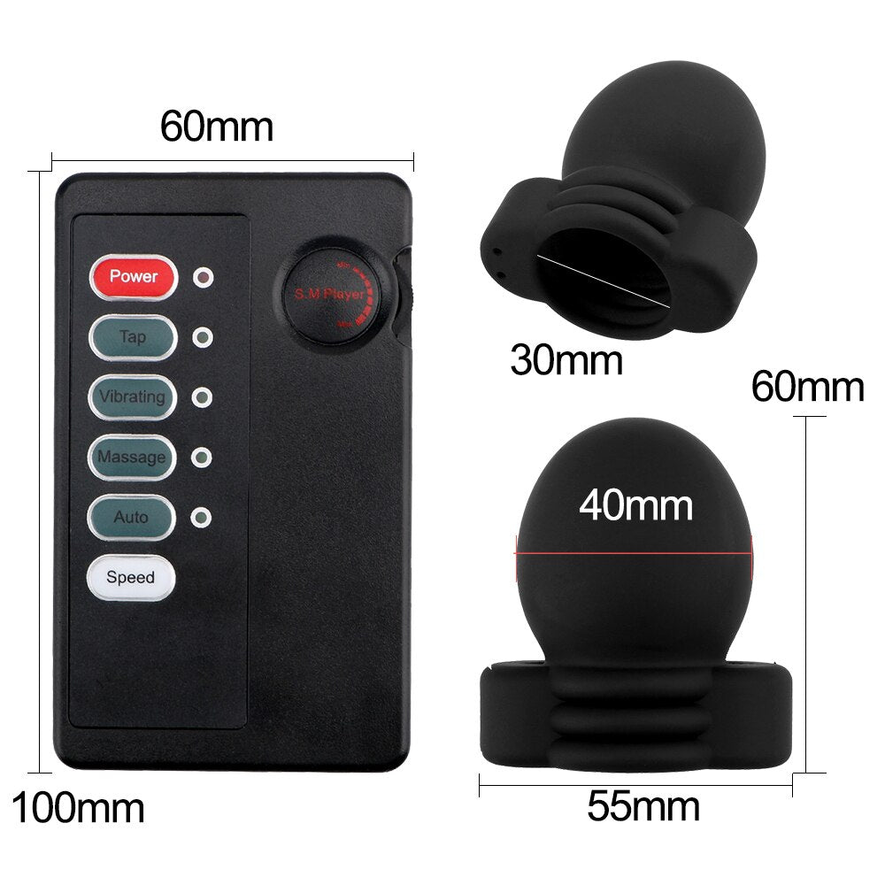 Penis Electro Stimulator Sex Toys for Men Male Masturbation Delay Training Electric Shock Therapy Penis Massage Glans Trainer - buysextoyth