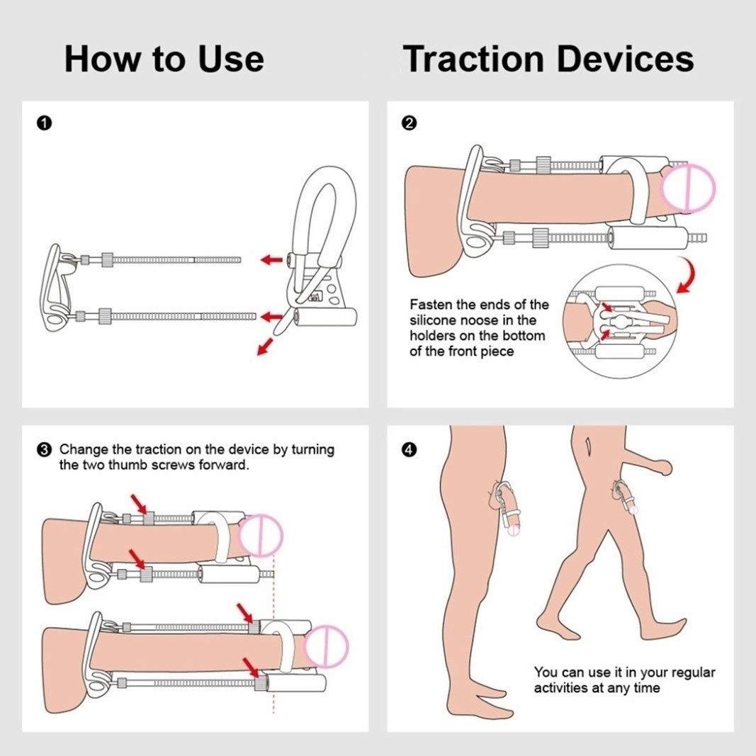 Penis Enlargement Device Sex Toys for Men Penis Extender Male Masturbator Penis Extender Penile Penis Massager Stretching Growth - buysextoyth
