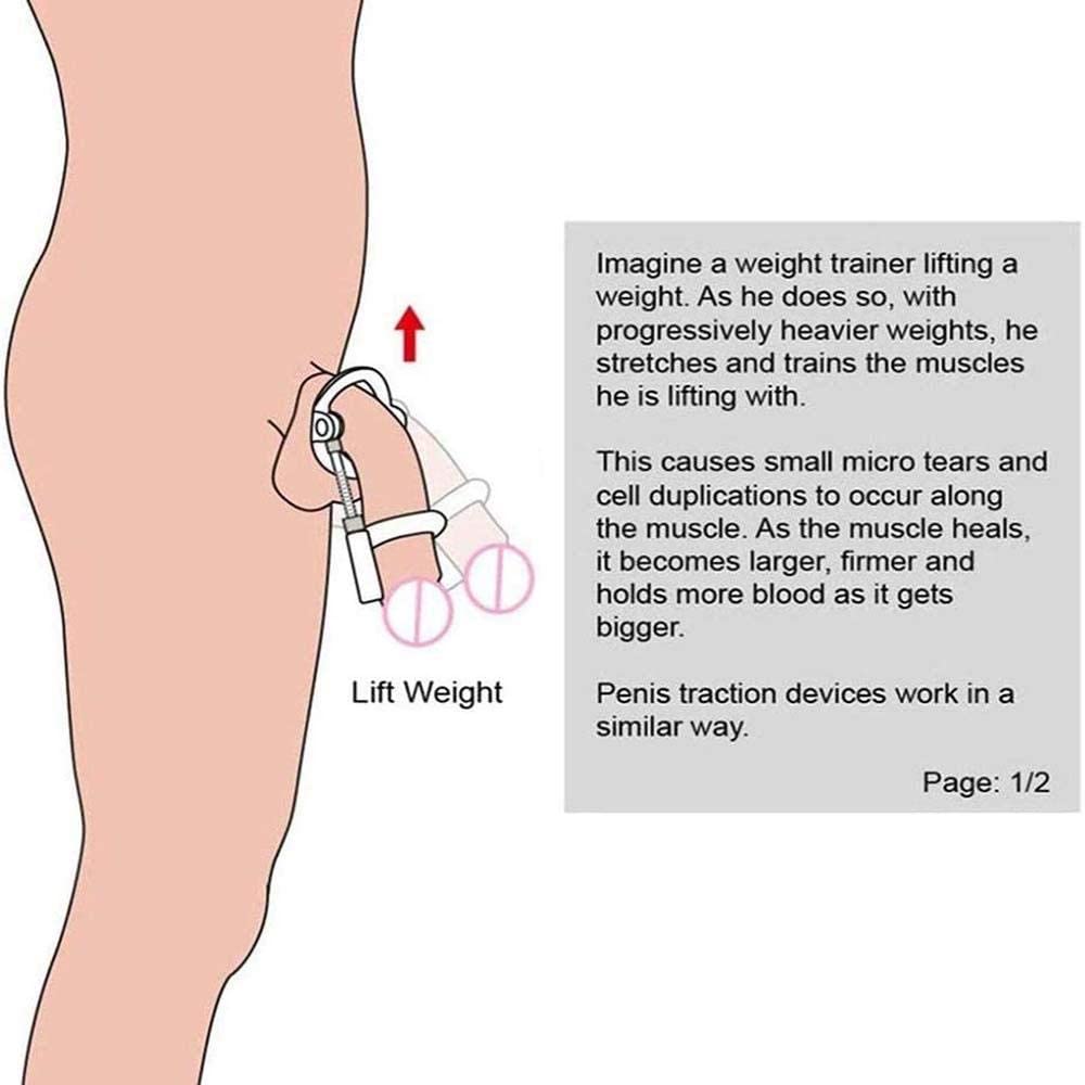 Penis Enlargement Device Sex Toys for Men Penis Extender Male Masturbator Penis Extender Penile Penis Massager Stretching Growth - buysextoyth