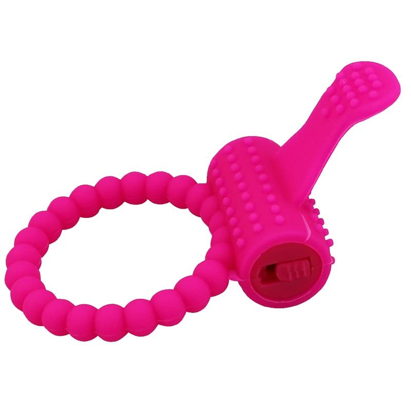 Penis Ring Cock Intense Clit Stimulation Silicone Tongue Vibrator Sex Fidget Toys for Couple Adults Products Delay Ejaculation - buysextoyth