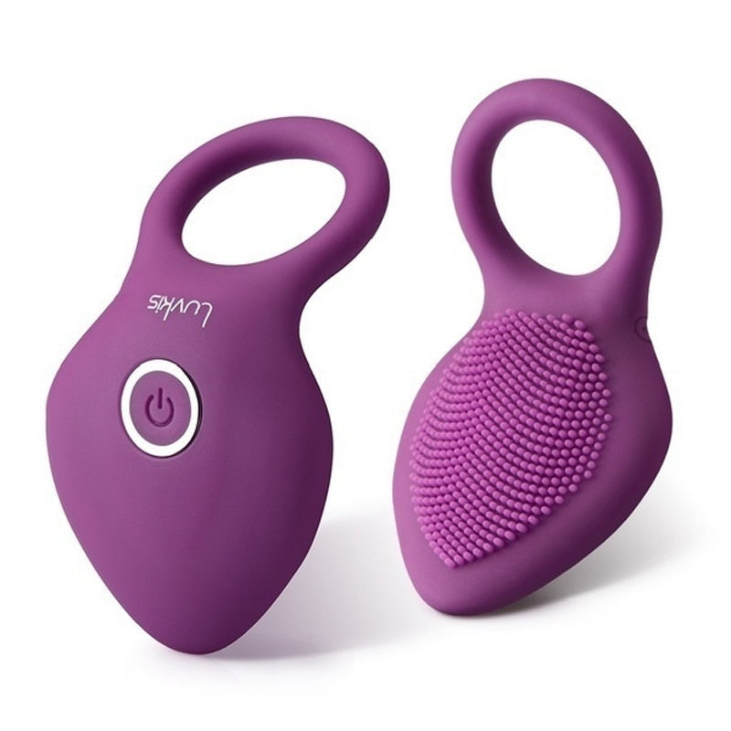 Penis Ring Vibrating Clitoris Stimulator G Spot Sex Toys for Couple Vibro Delay Lick Vagina Orgasm Lock Fine Sleeve Vibrator - buysextoyth