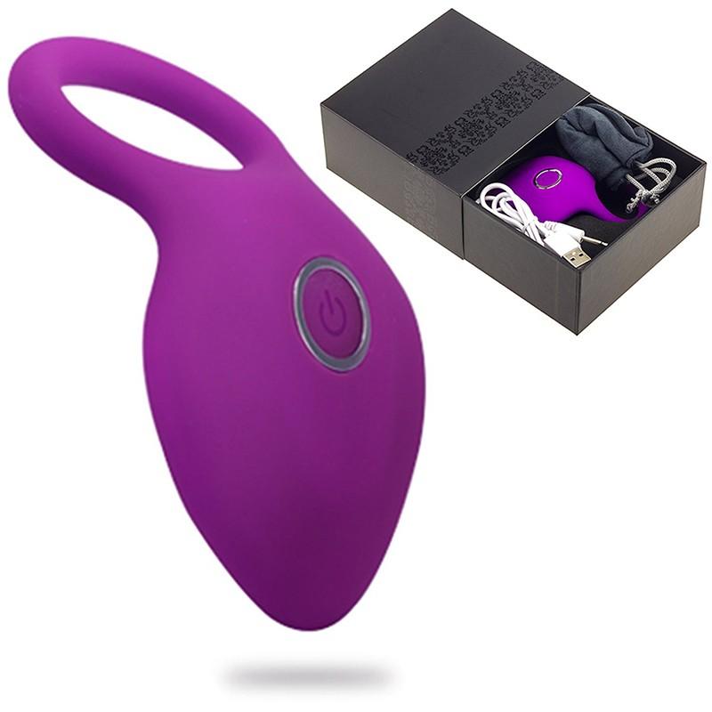 Penis Ring Vibrating Clitoris Stimulator G Spot Sex Toys for Couple Vibro Delay Lick Vagina Orgasm Lock Fine Sleeve Vibrator - buysextoyth