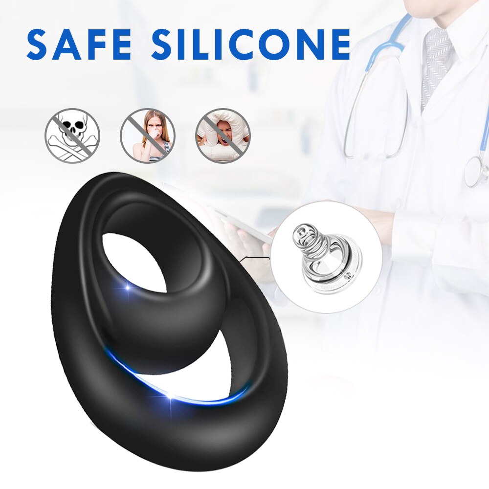 Penis Sleeve Ring Male Delayed Ejaculation Cock Ring Penis Enlargement Penis Attachment Male Cock Chastity Cage Sex Toys for Men - buysextoyth