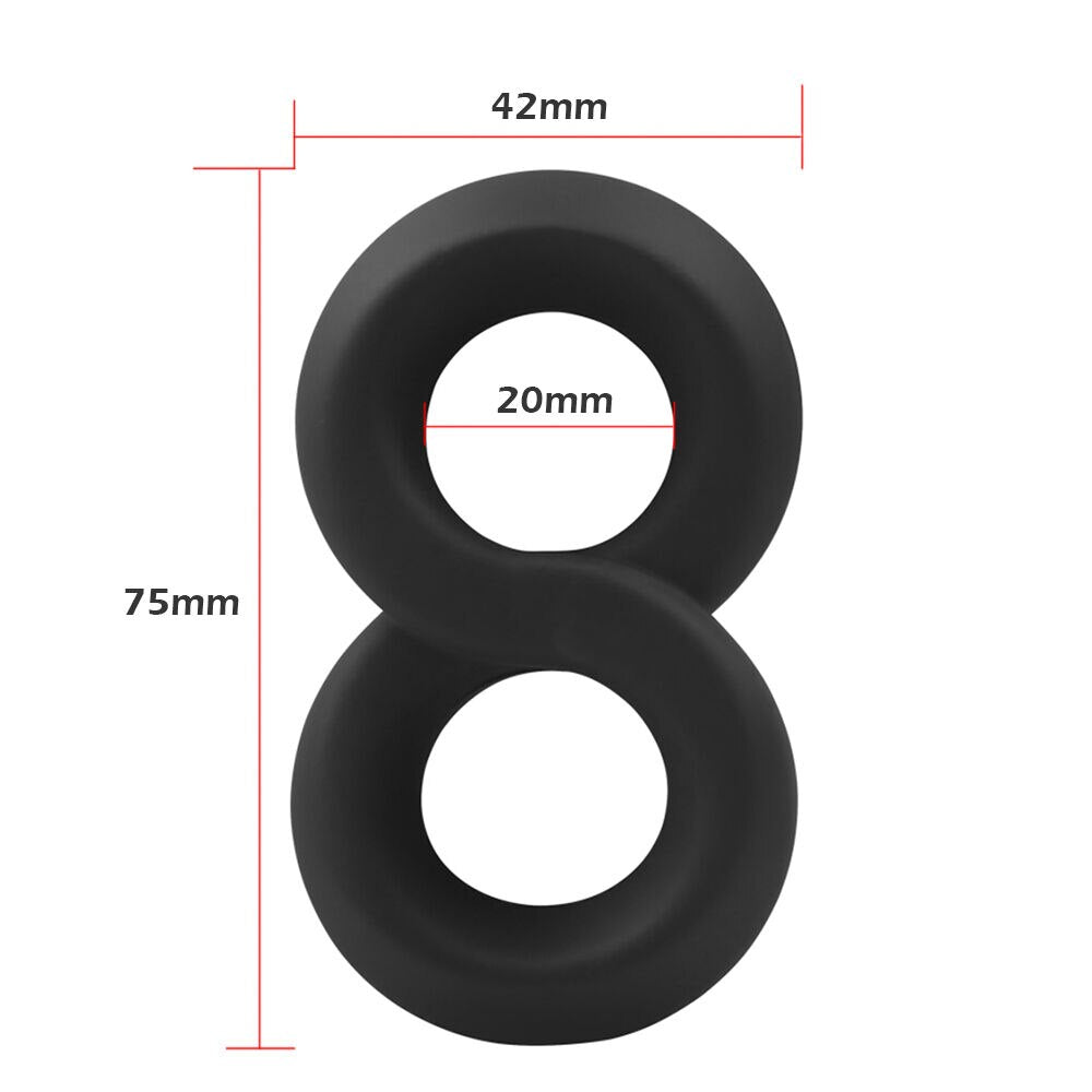 Penis Sleeve Ring Male Delayed Ejaculation Cock Ring Penis Enlargement Penis Attachment Male Cock Chastity Cage Sex Toys for Men - buysextoyth
