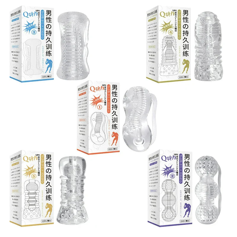 Penis Trainer Realistic Artificial Vagina Pussy Adult Sex Products Enlarge Ejaculation Delay Adult Sex Toys for Men Masturbator - buysextoyth