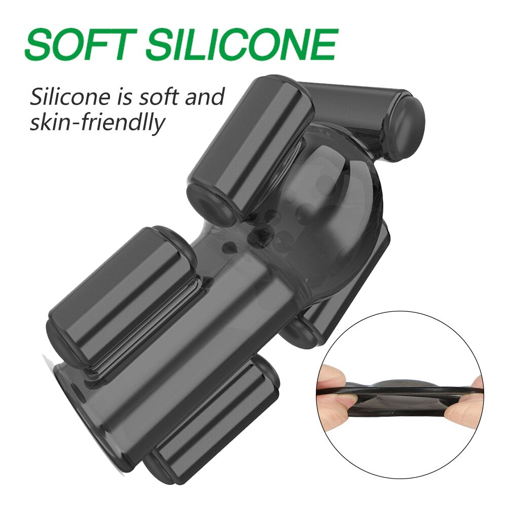 Penis Vibrator 20 Speed Sex Toys for Men Penis Trainer Ring Glans Vibrator Toys for Adults Delay Ejaculation Male Masturbation - buysextoyth