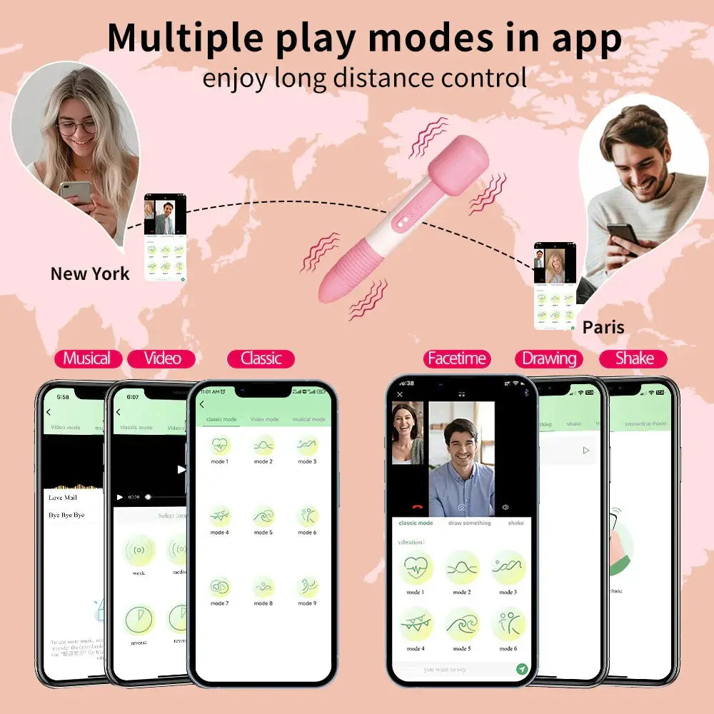 Powerful Bullet Vibrator APP Bluetooth Control Clitoral G Spot Stimulation Massager Mini Anal Pussy Stimulator Sex Toy for Women - buysextoyth