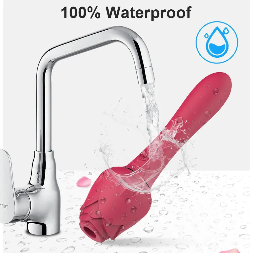 Powerful Rose Vibrator for Women Clitoris Nipple Clit Sucker Vacuum Stimulator Dildo Vibrators Female Sex Toys for Adults 18 33sextoys