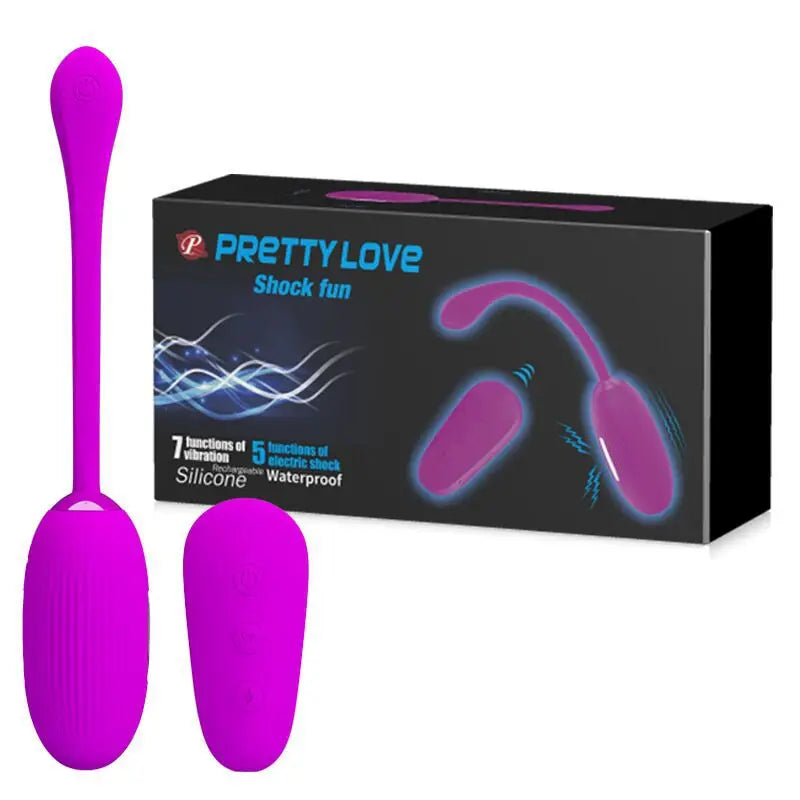 Pretty Love Female Masturbator Electro Shock Pulse Vagina Vibrator G sopt Clitoral Stimulator Electric Kegel Sex Toy For Woman - buysextoyth