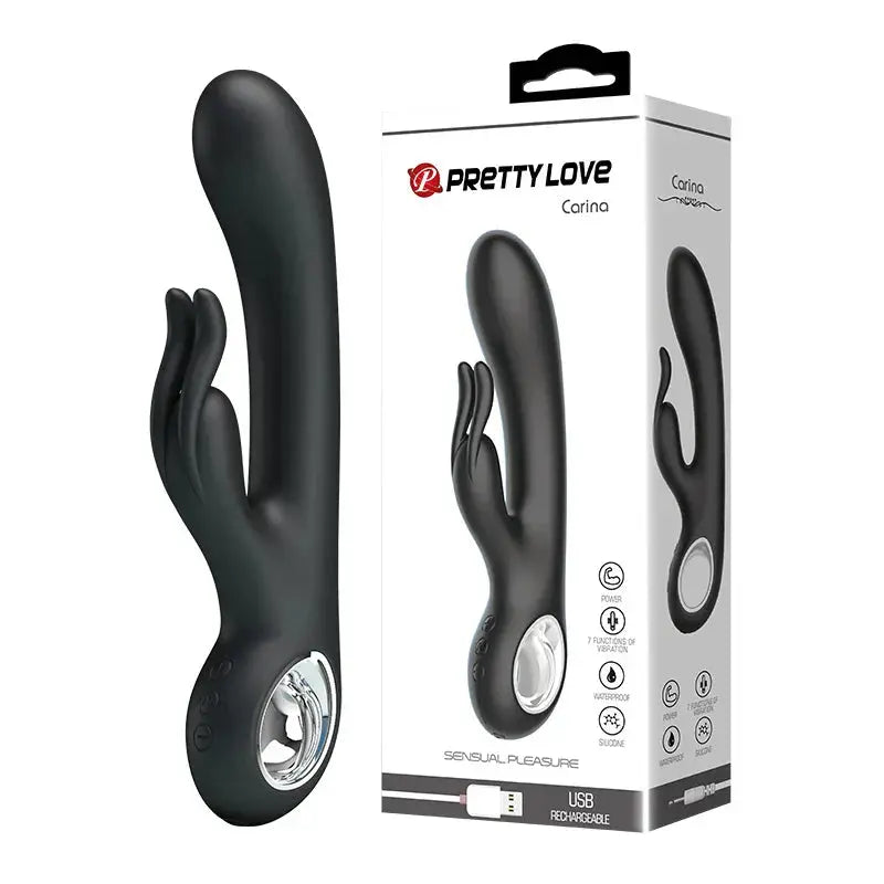 Pretty Love USB Rechargeable 7 Mode Rabbit Vibrator Clitoris Stimulator Adult Sex Toys for Women Female Masturbator Gay Toys - buysextoyth