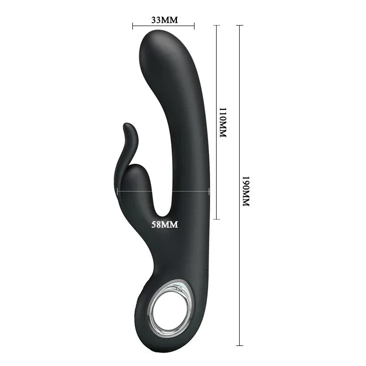 Pretty Love USB Rechargeable 7 Mode Rabbit Vibrator Clitoris Stimulator Adult Sex Toys for Women Female Masturbator Gay Toys - buysextoyth