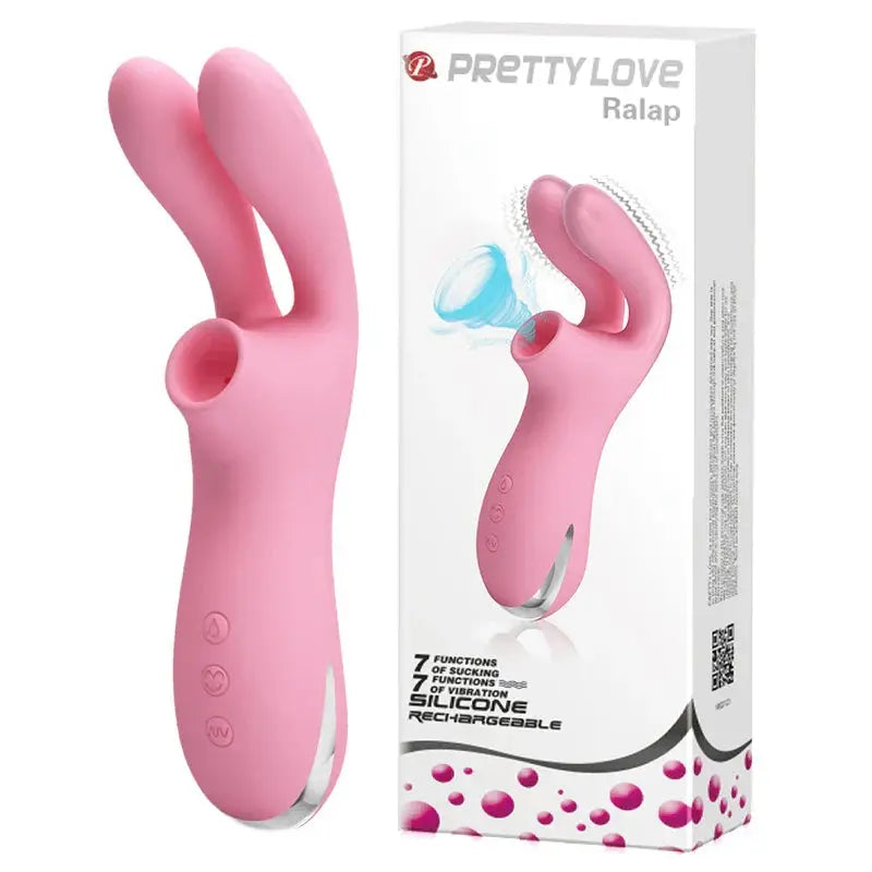 Pretty love Sucking Vibrator Nipple Clit Sucker Clitoris Stimulator G-Spot 7 Speeds Sucker Vibrator for Women Sex Toys for Adult - buysextoyth