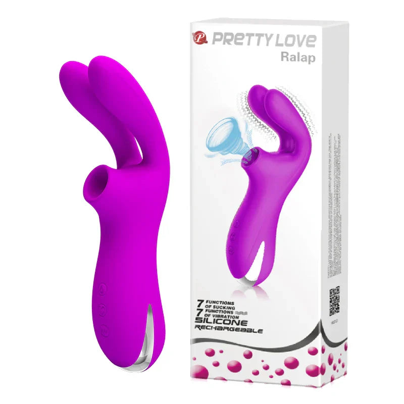Pretty love Sucking Vibrator Nipple Clit Sucker Clitoris Stimulator G-Spot 7 Speeds Sucker Vibrator for Women Sex Toys for Adult - buysextoyth
