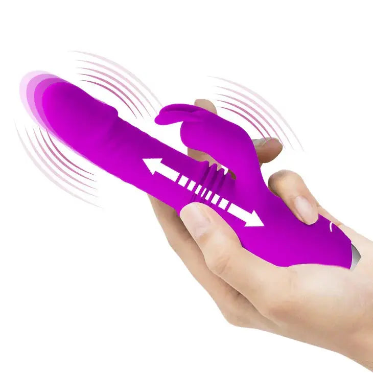 Pretty love thrusting Vibrators For Women  Sex Toys 12 Speed Retractable Sex Machine Vagina G Spot Masturbation Toys For Adults - buysextoyth