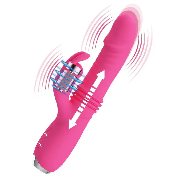 Pretty love thrusting Vibrators For Women  Sex Toys 12 Speed Retractable Sex Machine Vagina G Spot Masturbation Toys For Adults - buysextoyth