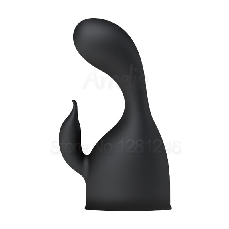 Prettylove G-spot Clitoris Stimulation AV Vibrator Cap Head Magic Wand Massager Attachment AV Rod Accessories Sex Toys for Woman - buysextoyth