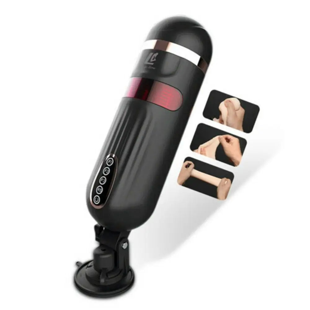 Propinkup 4D Squirm Thrusting Male Masturbation Cup Telescopic Heating Intelligent Adult Products Sex Toys for Men - buysextoyth