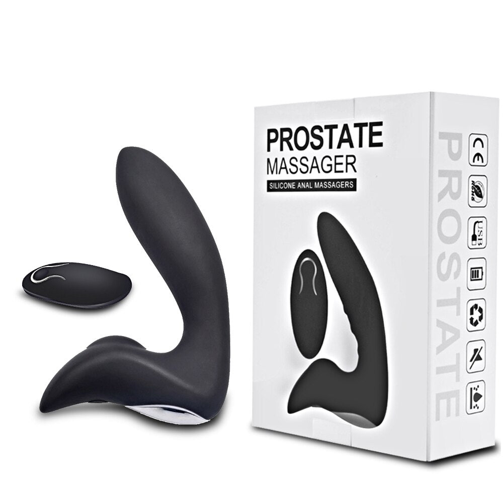 ชาย Prostate Massager 9ความเร็วมอเตอร์ Vibrators เพศของเล่นสำหรับผู้ชาย Masturbator Anal Butt Plug สินค้าผลิตภัณฑ์สำหรับผู้ใหญ่คู่18 - buysextoyth