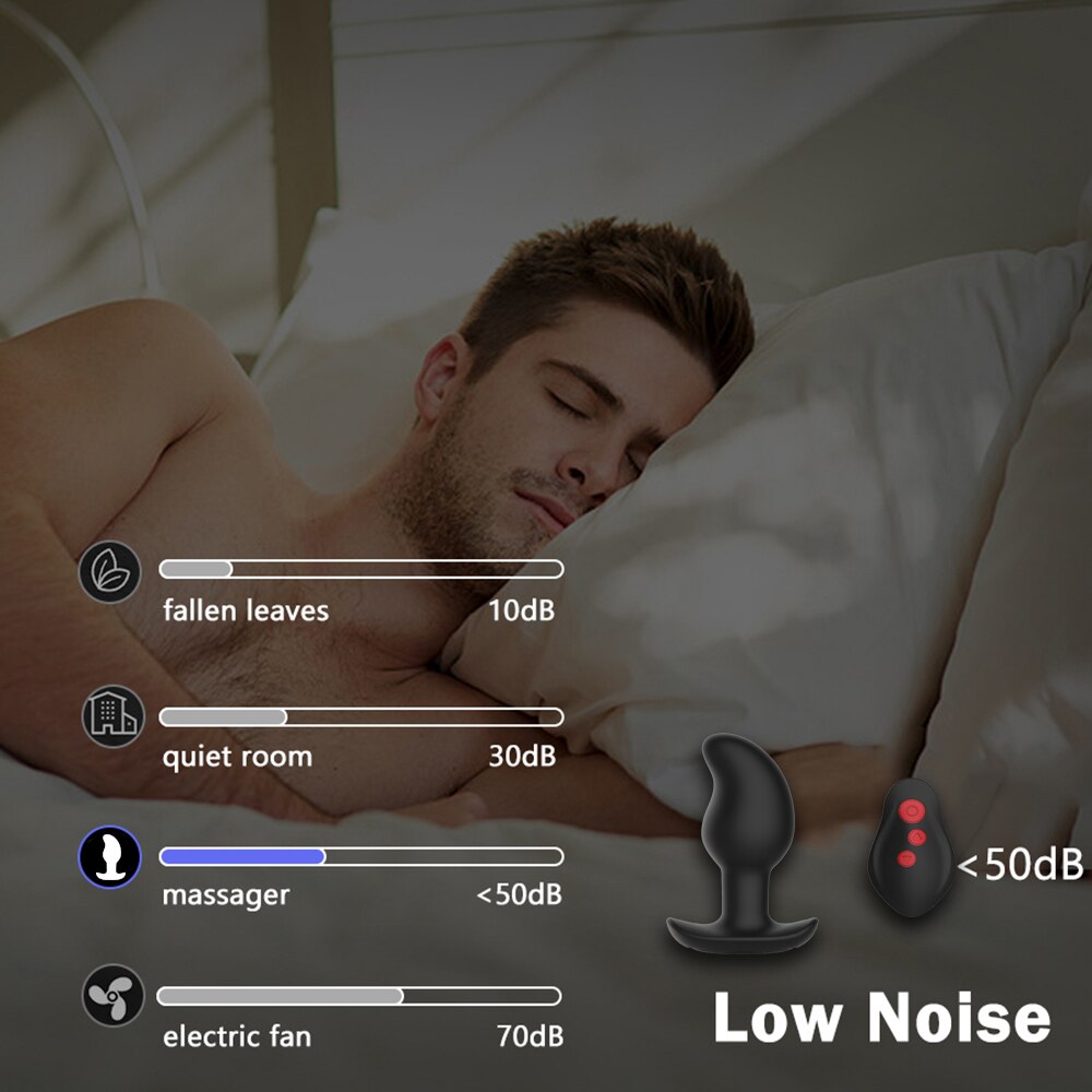 ไฟฟ้าช็อตชาย Prostate Massager ไร้สาย Anal Vibrator Dildo Vibrator Big Butt Plug Anal เกย์เซ็กซ์ทอยสำหรับผู้ชายผู้หญิง - buysextoyth