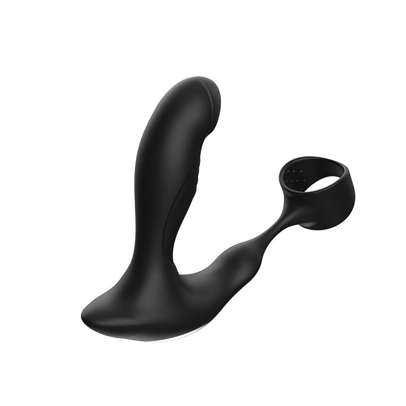 Prostate Massager Anal Vibrator Male Prostate Massage Anal Plug Prostate Stimulator Butt Plug Delay Ejaculation Ring Sex Toy - buysextoyth