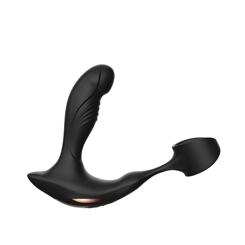 Prostate Massager Anal Vibrator Male Prostate Massage Anal Plug Prostate Stimulator Butt Plug Delay Ejaculation Ring Sex Toy - buysextoyth
