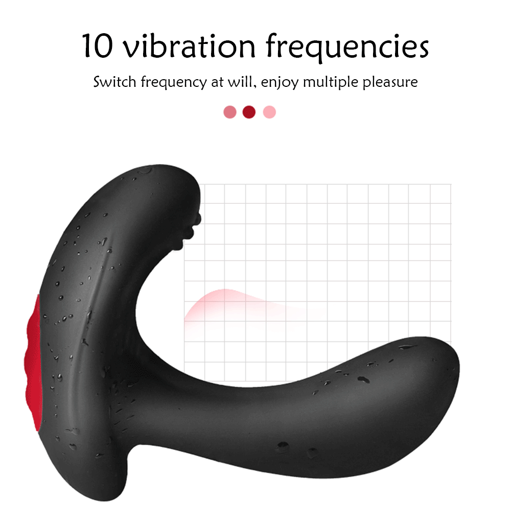 รีโมทคอนโทรลไร้สายชาย Prostate Massager Inflatable Anal เสียบ Vibrating Butt Plug Anal ขยาย Vibrator เพศของเล่นสำหรับชาย - buysextoyth