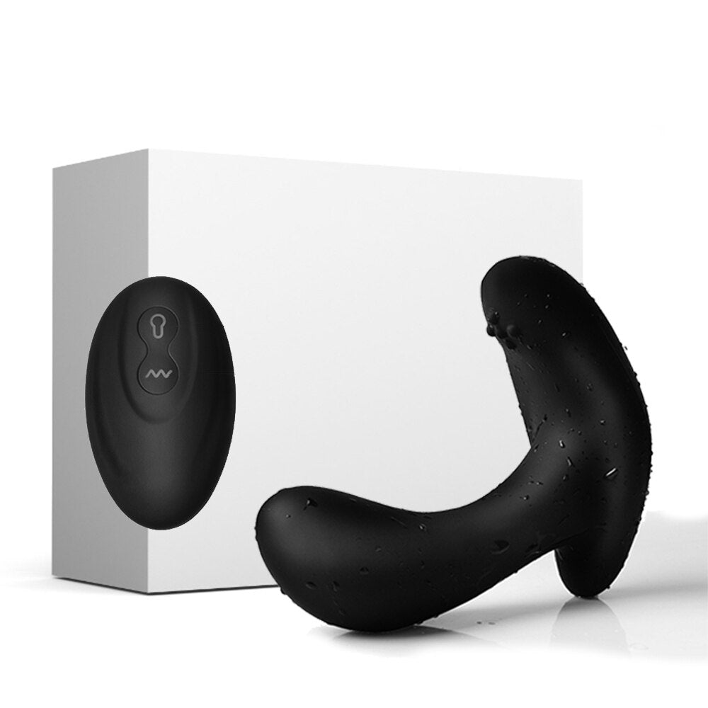รีโมทคอนโทรลไร้สายชาย Prostate Massager Inflatable Anal เสียบ Vibrating Butt Plug Anal ขยาย Vibrator เพศของเล่นสำหรับชาย - buysextoyth