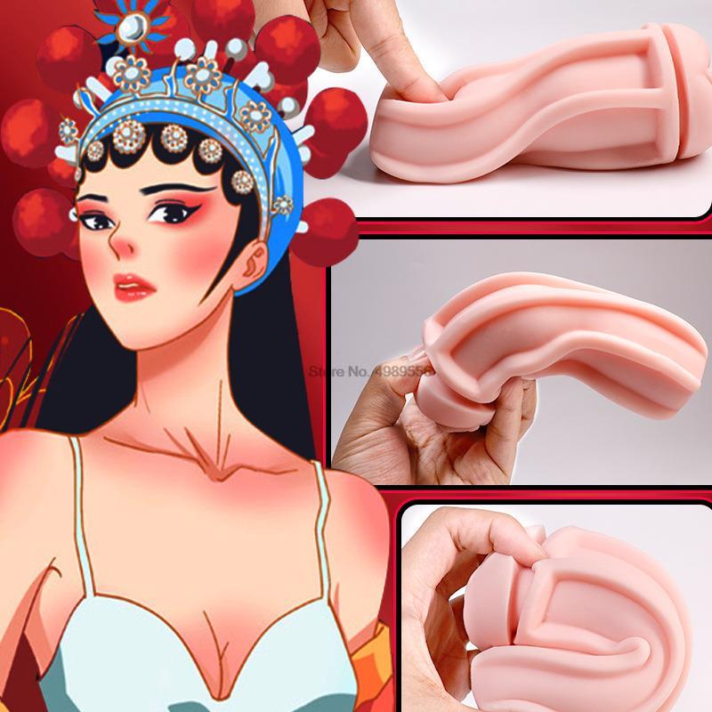 ช่องคลอดจริง Pussy เซ็กซ์ทอยสำหรับชาย Masturbador Masculino ยางช่องคลอด Masturbator สำหรับชายผู้ใหญ่ของเล่นพ็อกเก็ตหีสาว Sexshop - buysextoyth
