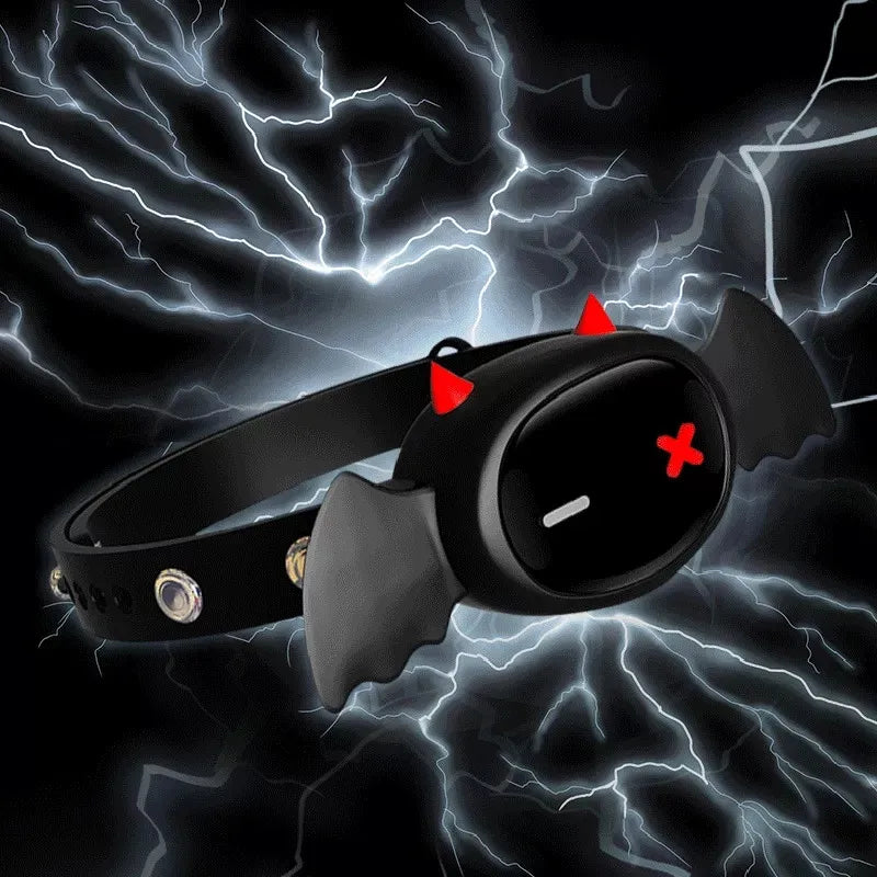 QIUI Little Devil APP Control Electric Shock Collar Restraint Slave BDSM Collar Fetish Adult Games Sex Toys For Couples Gay 18+ - buysextoyth