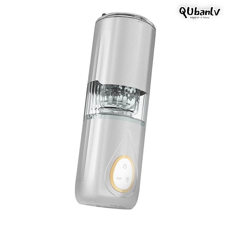 QUBANLV Automatic Piston Telescopic ช่องคลอดจริง Pussy ชาย Masturbator ความร้อนดูดเสียงปฏิสัมพันธ์เครื่องเพศของเล่นสำหรับผู้ชาย - buysextoyth