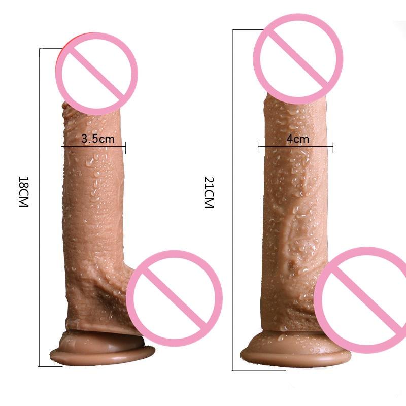 Real Skin Feel Soft Dildos Suction Cup Realistic Penis Big Dick Adult Sex Toys for Woman Masturbation Products Strapon Dildos - buysextoyth